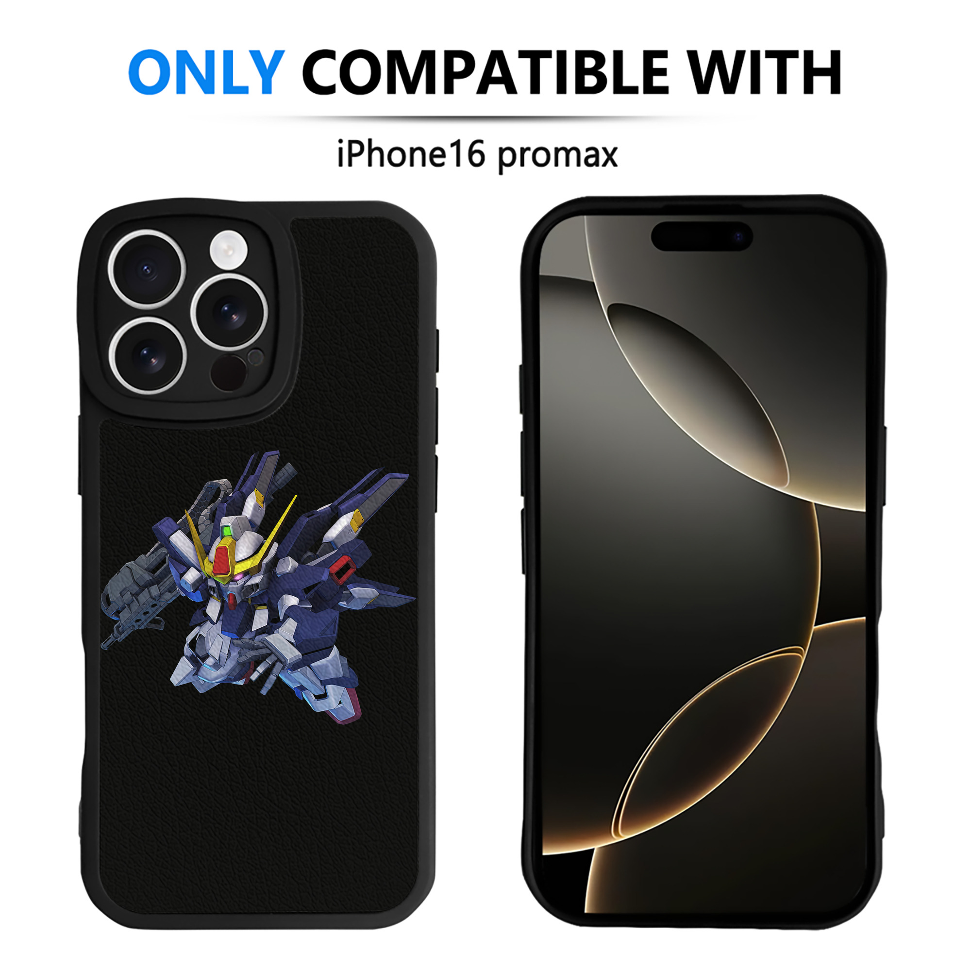 （画像用） 機動戦士ガンダム Mobile Suit Gundam 【iPhone 16シリーズ対応】シリコンスマホケース（レザー調） 材質：シリコン